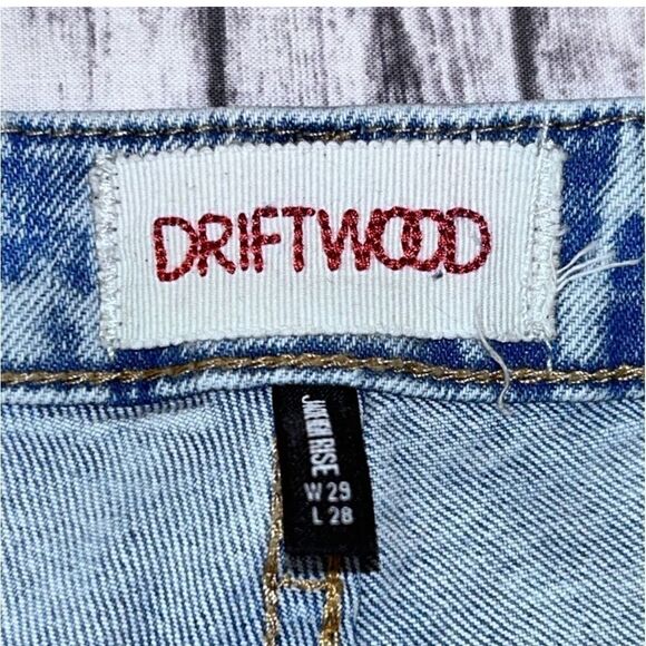 Driftwood Jackie High Rise Floral Embroidered Jeans - Picture 9 of 12